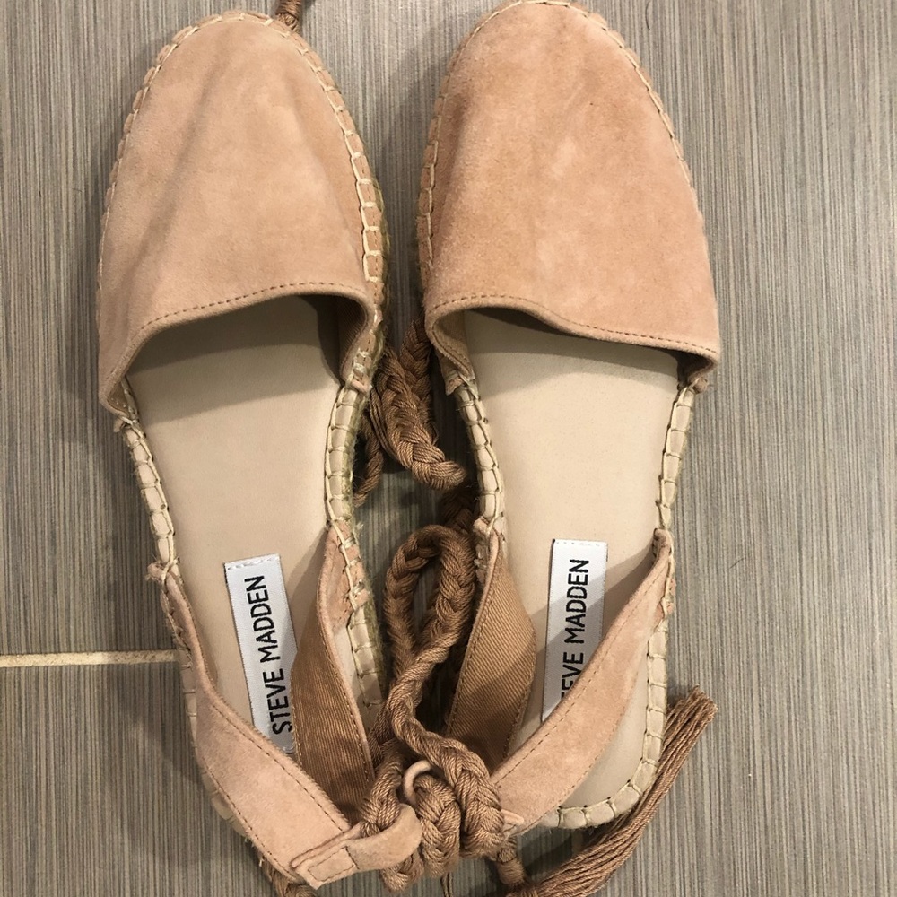 Steve Madden espadrilles.